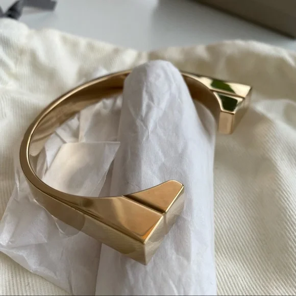 Jason Wu 18k Gold Plated Cuff Bracelet - Picture 2 of 8